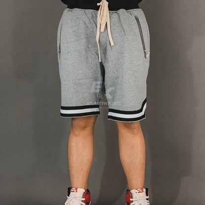 HD HEATHER GREY SWEAT SHORT