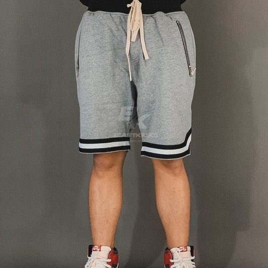 HD HEATHER GREY SWEAT SHORT