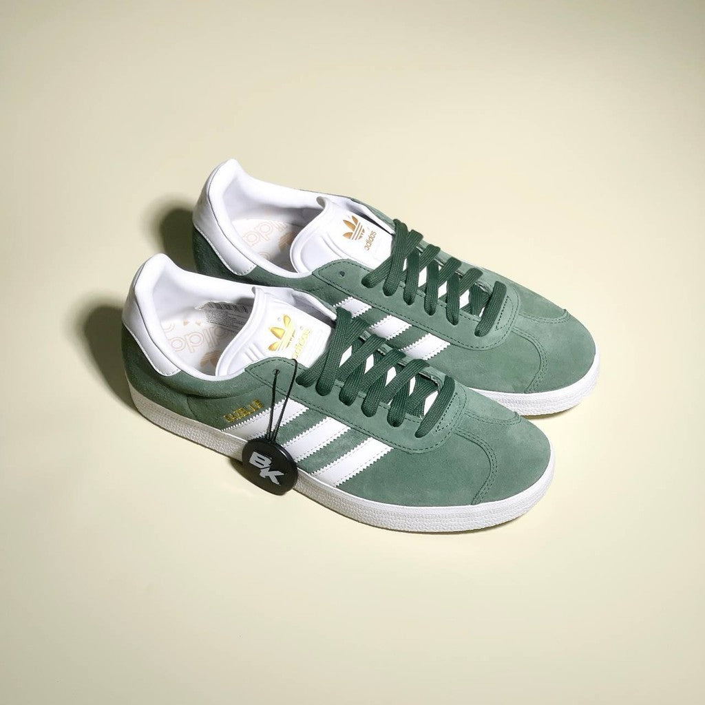 Adidas gazelle green oxide white