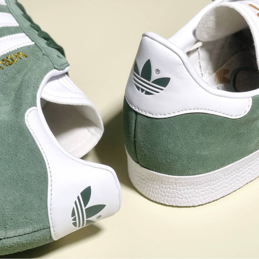 Adidas gazelle green oxide white