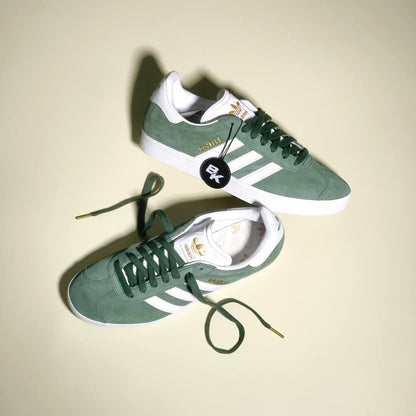 Adidas gazelle green oxide white