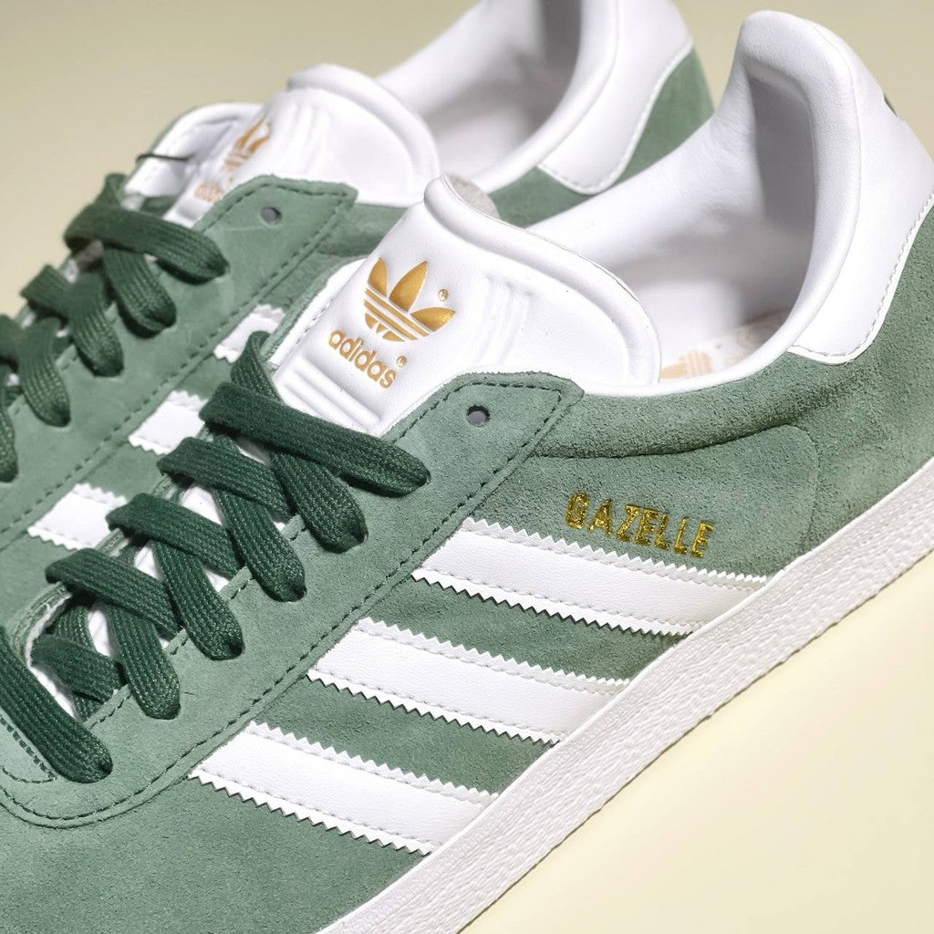 Adidas gazelle green oxide white
