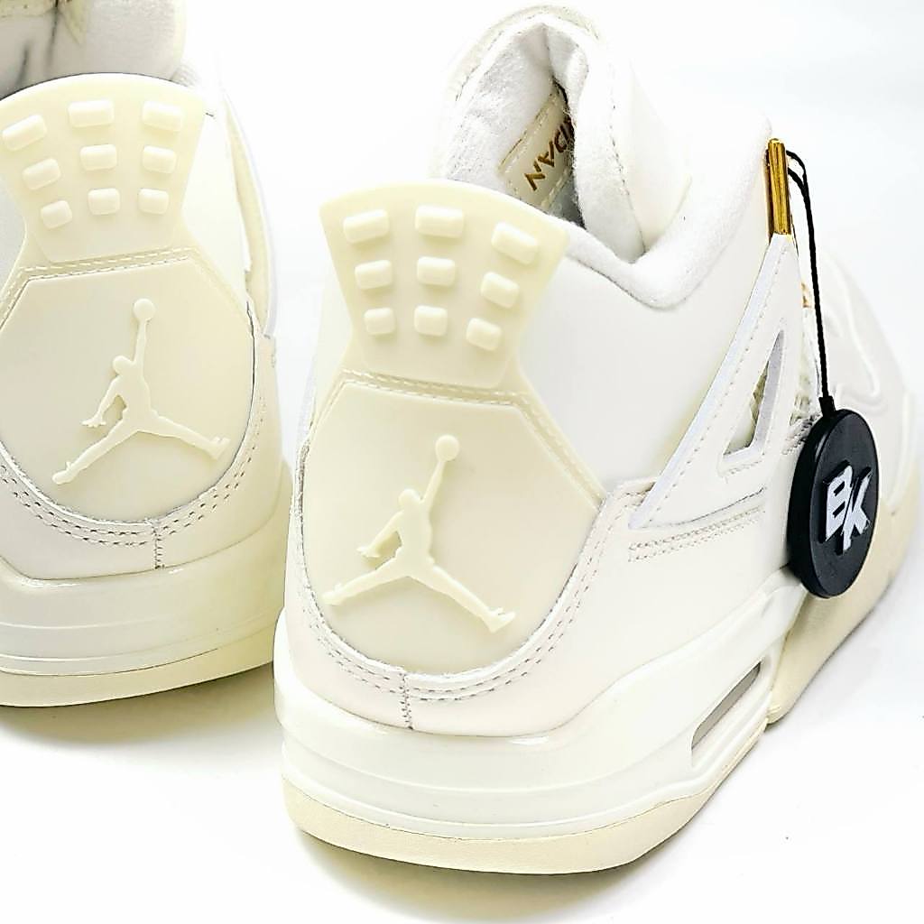 AIR JORDAN 4 WHITE AND GOLD