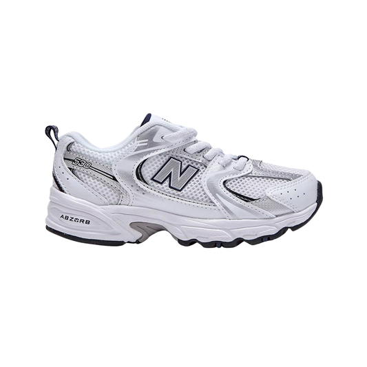 NEW BALANCE 530 WHITE SILVER NAVY GS